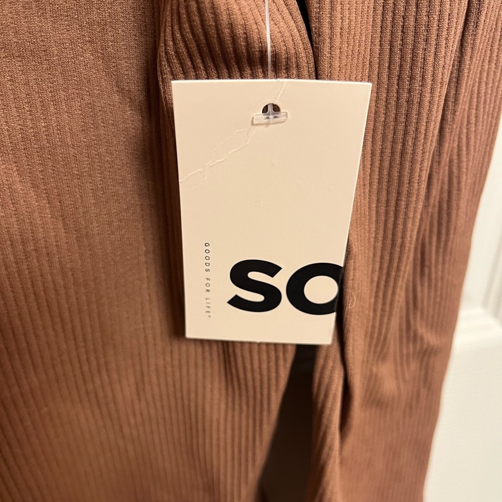 SO Caramel Ribbed Bodysuit - Picture 6 of 10